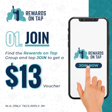 Join Rewards on Tap