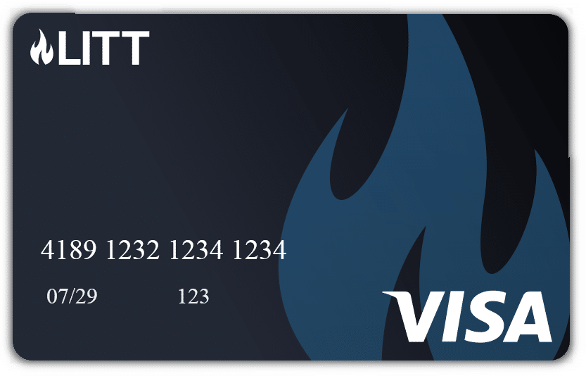 LITT Prepaid Visa card
